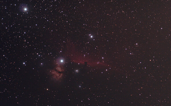 Horsehead And Flame Nebula