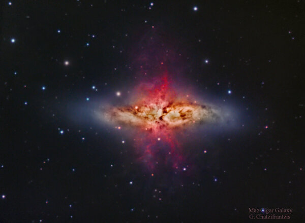Περισσότερες πληροφορίες για το "M82 Cigar Galaxy"