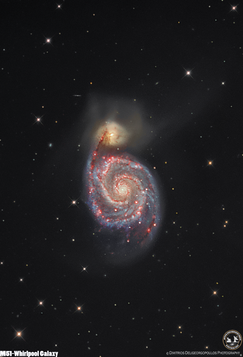 M51 Γαλαξίας της Δίνης.