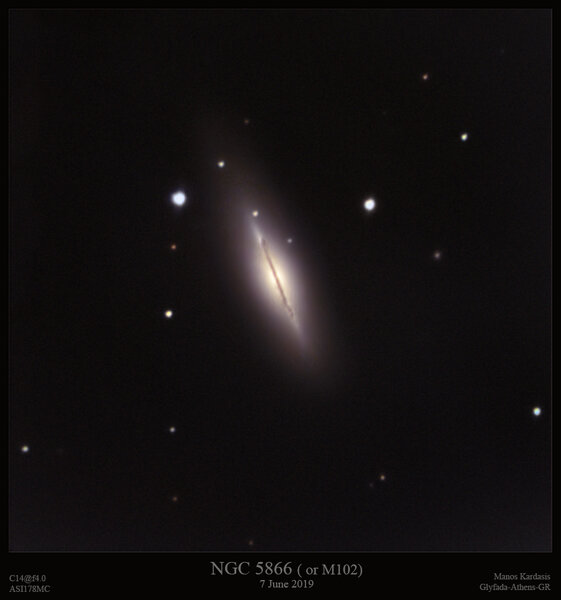 Περισσότερες πληροφορίες για το "Ngc 5866 / M102?"