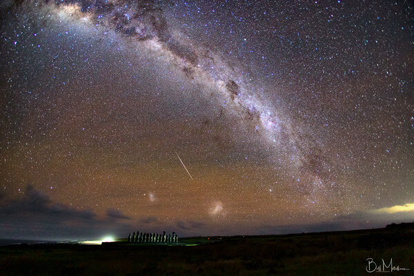 Ahu Tongariki Under The Milkyway