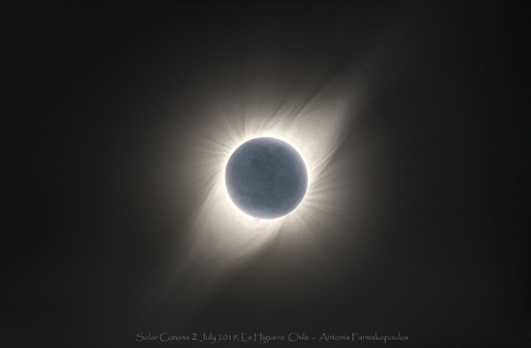 Solar Corona Tse 2 July 2019 - La Higuera, Chile