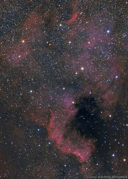 Ngc 7000 Lrgb North America Nebula