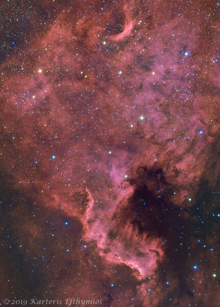 Ngc 7000 Halrgb North America Nebula