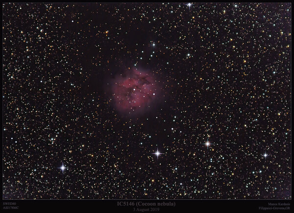 Περισσότερες πληροφορίες για το "Ic 5146 (cocoon Nebula)"