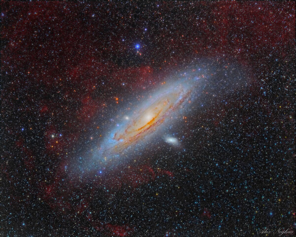 Hydrogen Clouds Of Andromeda