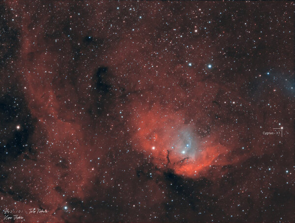 Περισσότερες πληροφορίες για το "Sh2-101 (tulip Nebula)"