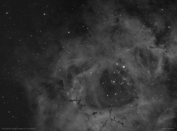 Rosette Nebula (mosaic From 2 Panels)