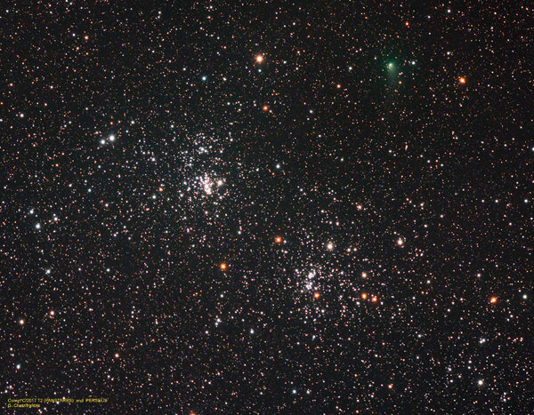 Comet C/2017 T2 (panstarrs) & Perseus