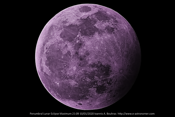 Penumbral Lunar Eclipse 2020-01-10