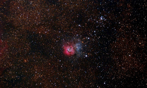 M20 Trifid Nebula In Sagittarius