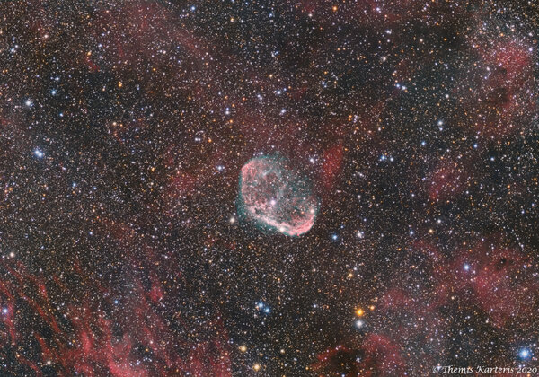 Περισσότερες πληροφορίες για το "Ngc 6888 Ha-oiii-lrgb Crescent Nebula"