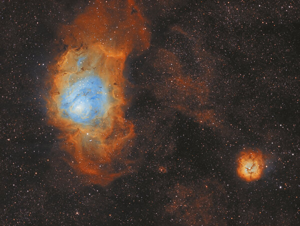 Περισσότερες πληροφορίες για το "M8 Lagoon & M20 Trifid Nebula"