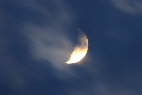 Moon Over Clouds