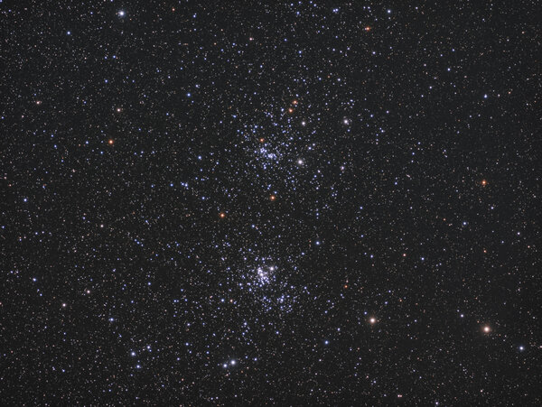 Ngc869 & Ngc884 Double Cluster In Perseus
