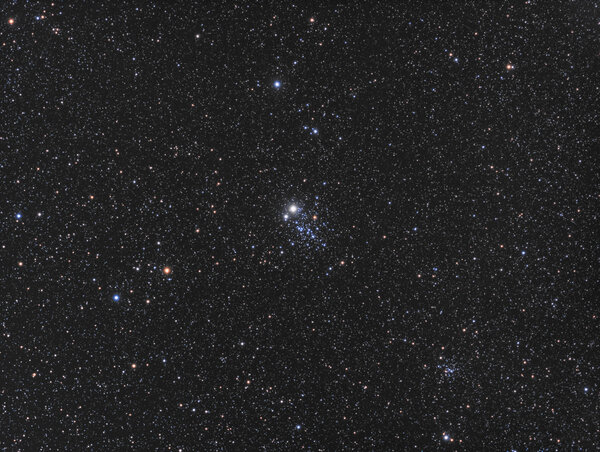 Ngc457 Owl Cluster In Cassiopeia
