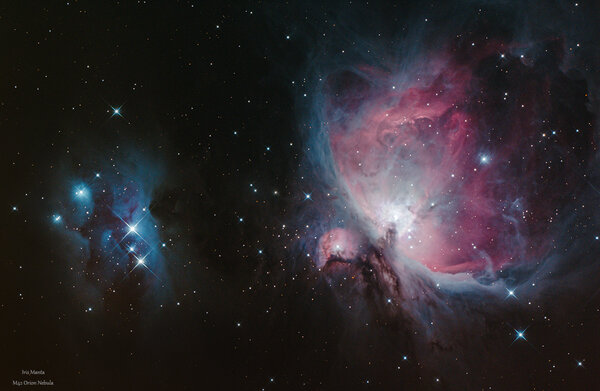 M42 Orion Nebula & Running Man Nebula