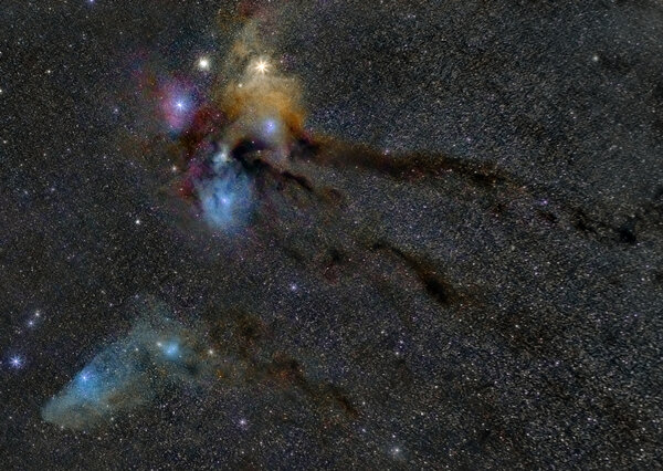 Rho Ophiuchi & Blue Horsehead Nebula
