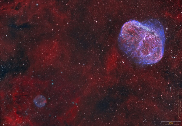 Ngc 6888 Crescent Nebula & Png 75.5-1.7(soap)