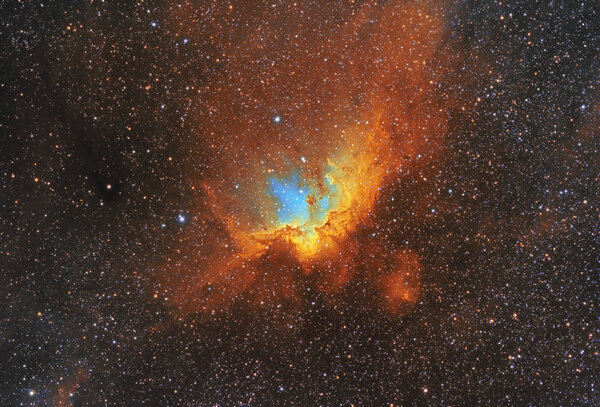 Ngc7380 Wizard Nebula In Cepheus