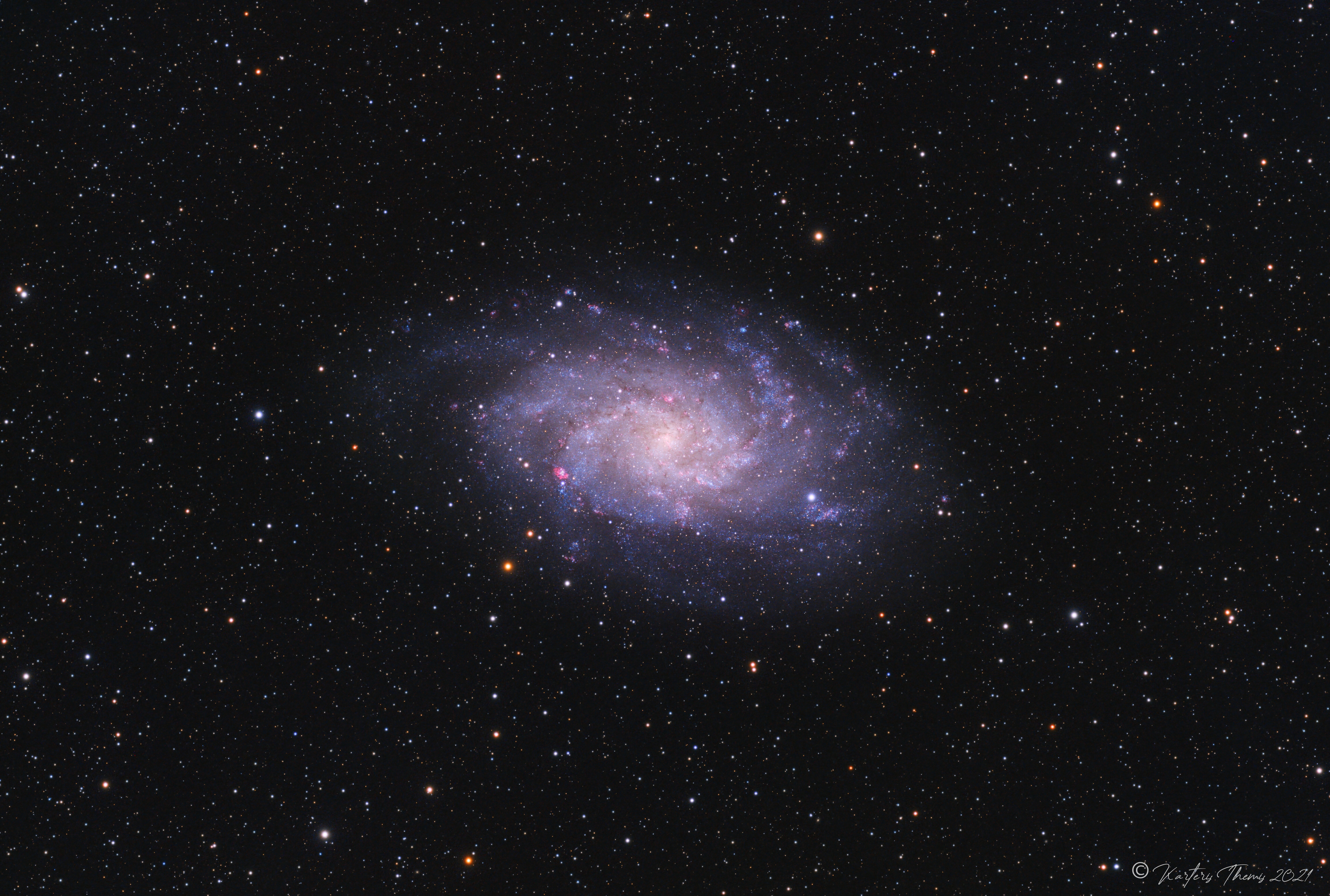 Messier33 HaLRGB Γαλαξίας του Τριγώνου