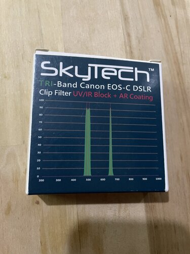 Περισσότερες πληροφορίες για το "SkyTech TriBand Canon EOS Clip Filter"