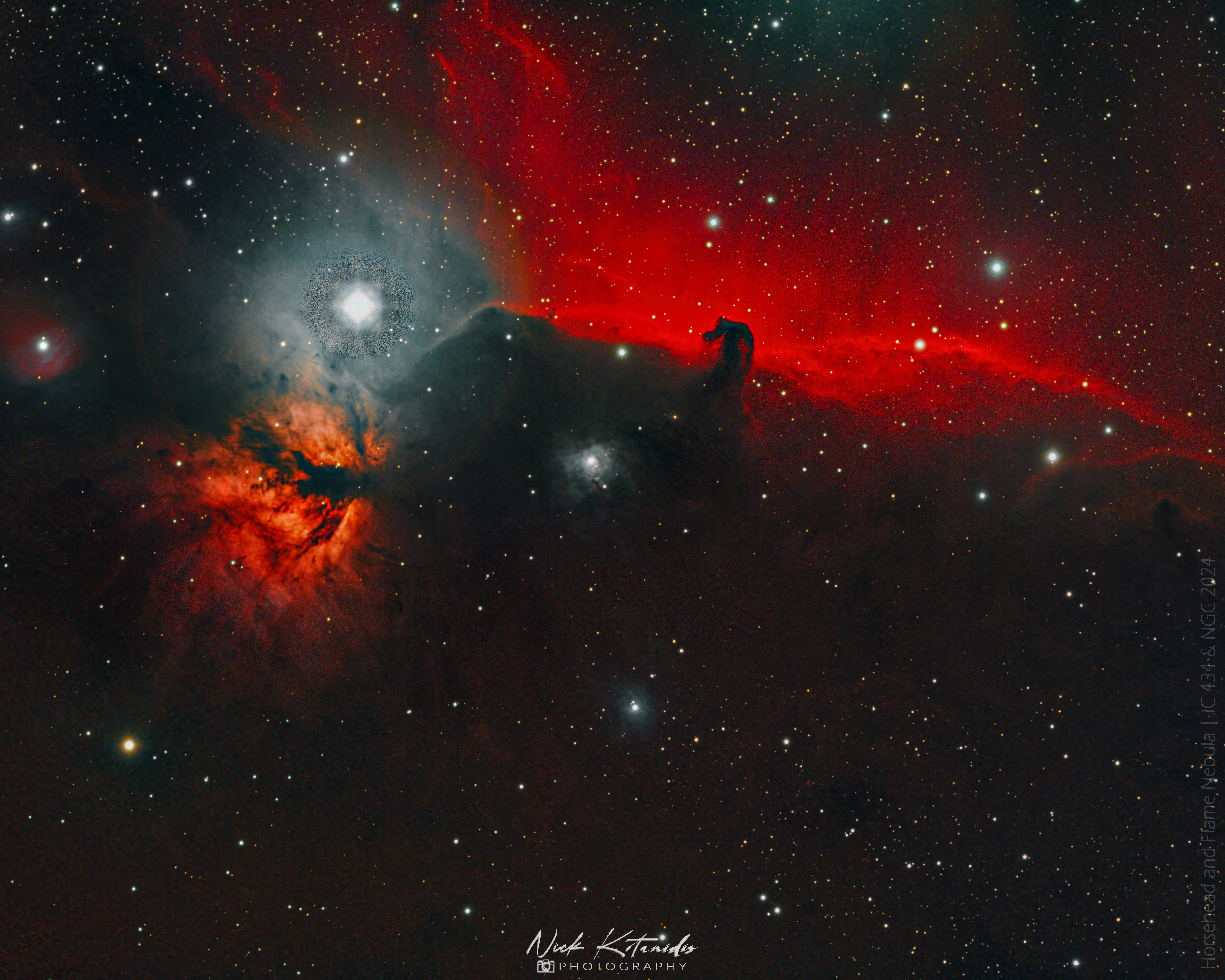 Horsehead and Flame Nebula | IC 434 & NGC 2024