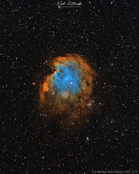 The Monkey head nebula | NGC 2174