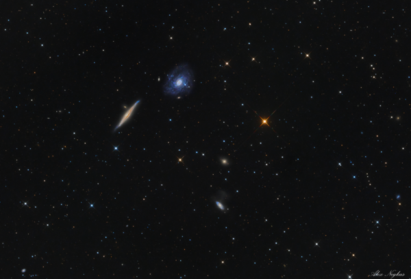 NGC 5963, 5965, 5969, 5971