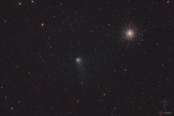M10 + Comet C-2017 Panstarrs K2
