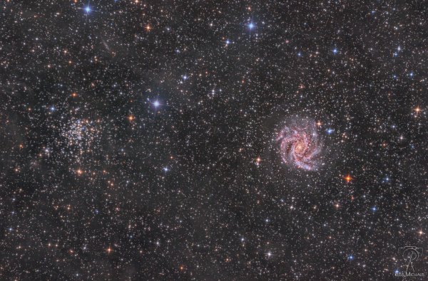 Σκονισμένα πυροτεχνήματα, NGC6946 - NGC6939