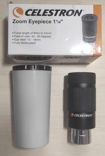 Περισσότερες πληροφορίες για το "Skywatcher Zoom Eyepiece 8-24"