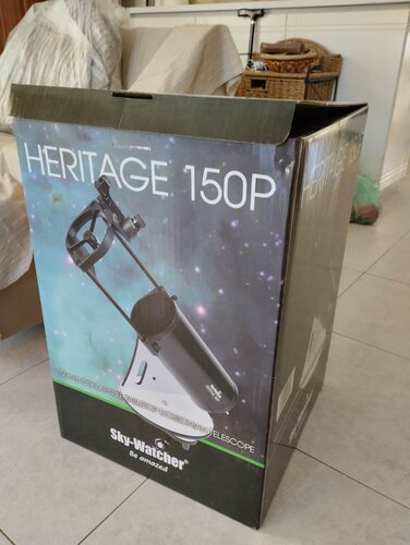 Περισσότερες πληροφορίες για το "Πωλείται καινούργιο τηλεσκόπιο διαμέτρου 150mm πτυσσόμενο (Heritage)"