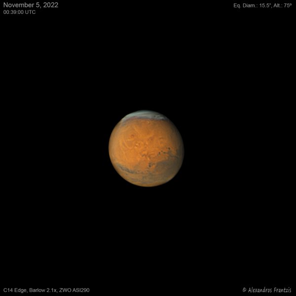 2022-11-05, Mars, C14 Edge, Barlow 2.1x, ASI 290, 00_39_00 UTC