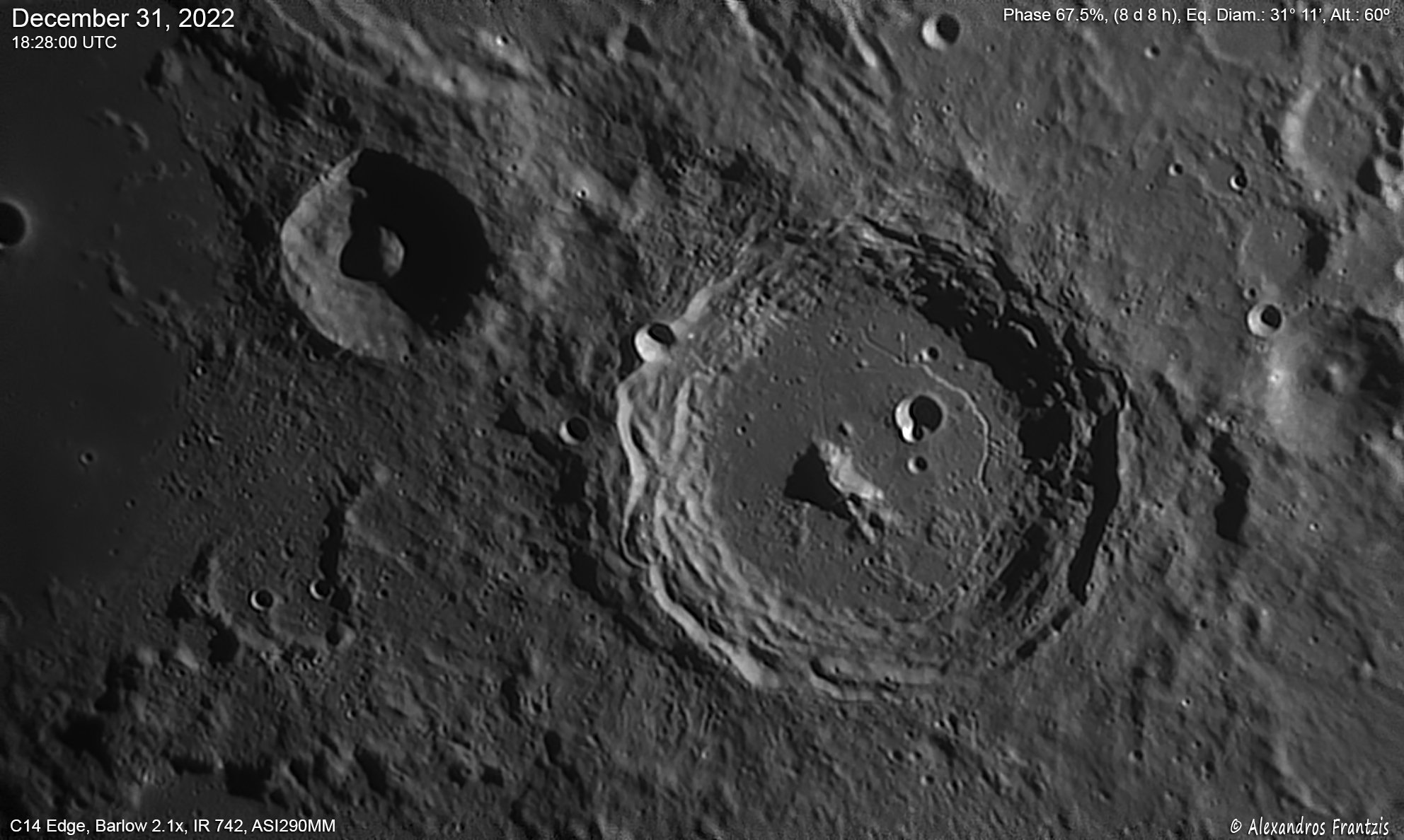 2022-12-31, Arzachel & Alpetragius Moon craters, 67.5 percent, 8 days 8 h, C14, Barlow 2.1x, IR 742, ASI290MM, 18_28_00 UTC.jpg