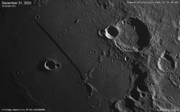 2022-12-31, Rupis Recta in Ancient Thebit Moon crater, 67.5 percent, 8 d 8 h, C14, Barlow 2.1x, IR 742, ASI290MM, 18_33_02 UTC.jpg