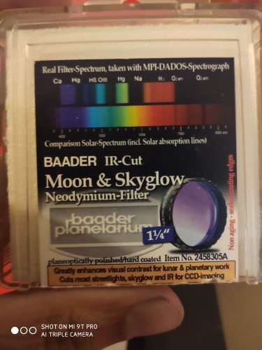 Περισσότερες πληροφορίες για το "Baader 1.25" Neodymium 'Moon & Skyglow' filter"