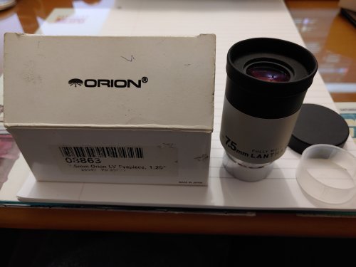 Περισσότερες πληροφορίες για το "Προσοφθάλμια Orion (Vixen) LV 7.5 mm - Celestron Ultima 24 mm"
