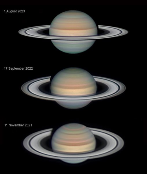 Three years of Saturn