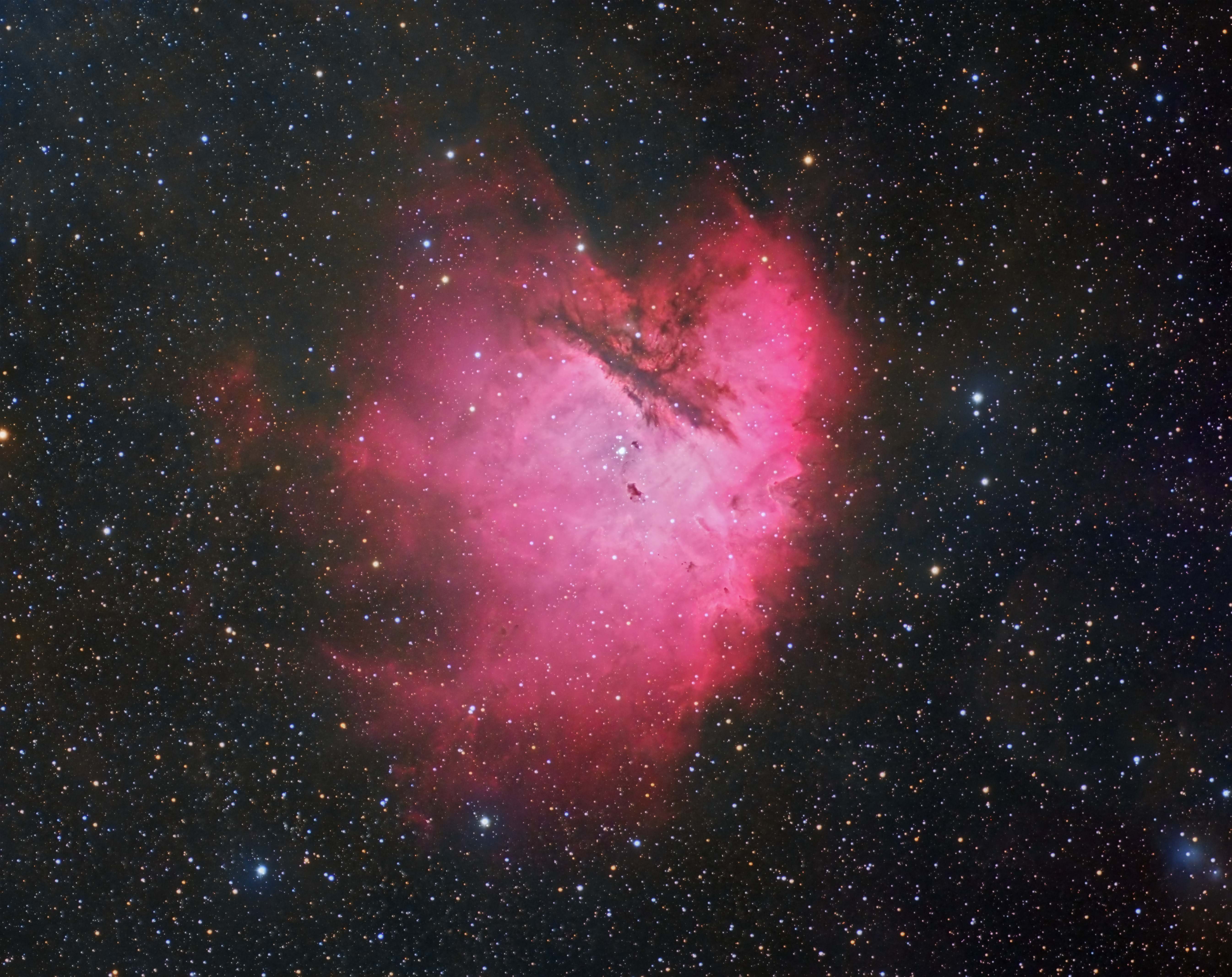 ngc281 LHaRHaGB (Pacman Nebula)