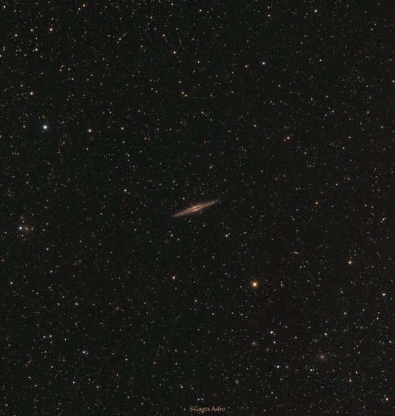 ngc 891 wide field and friends~70 little galaxies