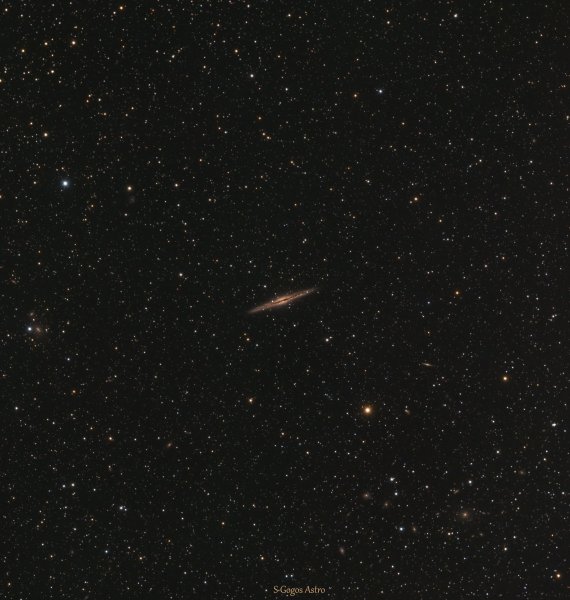 ngc 891 wide field and friends~70 little galaxies
