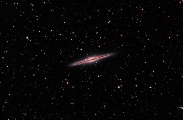 NGC 891 Silver Sliver Galaxy in Andromeda