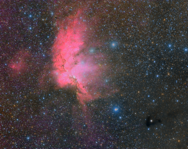 Wizard nebula LHaRHaGB NGC7380, LBN 506, LBN 511, LDN 1200, Sh2-142, Sh2-143