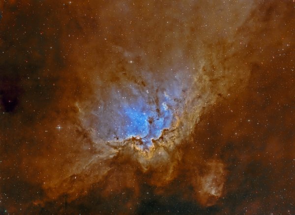 NGC 7380 The wizard nebula SHO