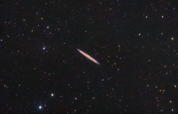 NGC 5907 LRGB Knife Edge Galaxy ή Splinter Galaxy επαναεπεξεργασια