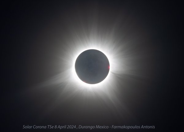 Ηλιακό Στέμμα 8 Απριλίου 2024, Durango Mexico
