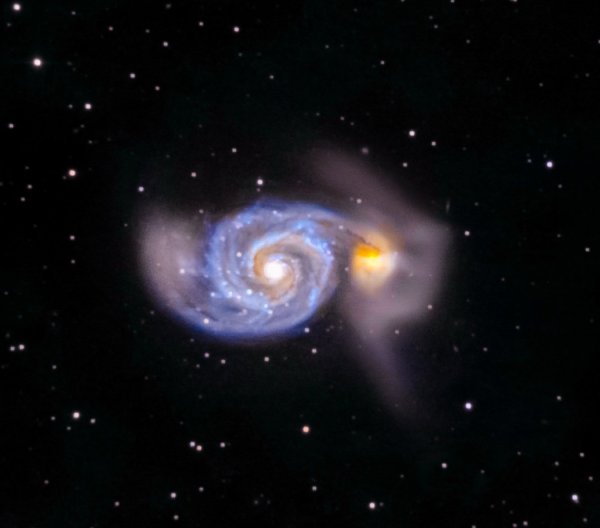Messier 51 / Γαλαξίας της Δίνης 🌪️