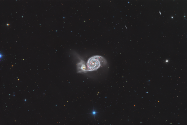 M51 Γαλαξίας της δίνης HaLRGB