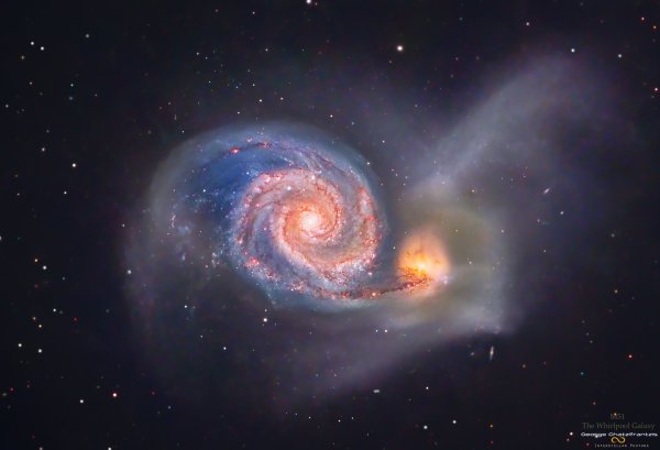 M51 The Whirlpool Galaxy
